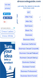 Mobile Screenshot of dresscodeguide.com