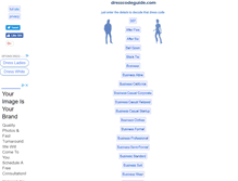 Tablet Screenshot of dresscodeguide.com